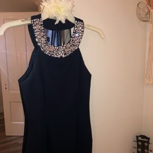 Navy sparkle dress
